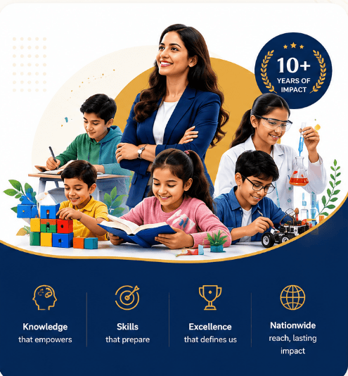 Teacher guiding students through NextGen Olympiad activities